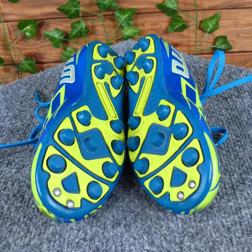 Lotto Forza Jr BGS Unisex Athletic Soccer Cleats Size 12.5C Field Blue Green_6